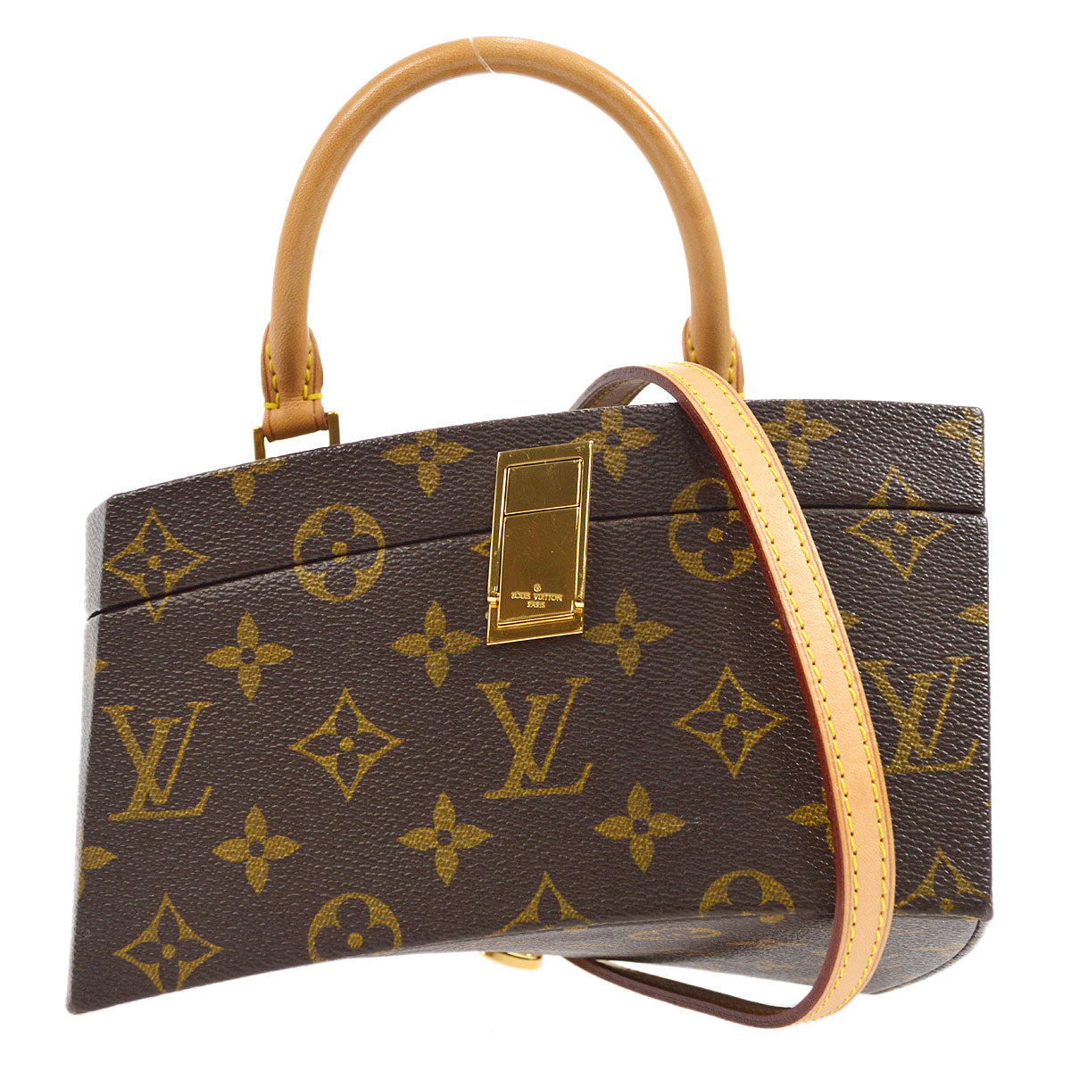 Louis Vuitton 2014 Twisted Box 2way Shoulder Handbag Monogram M40275