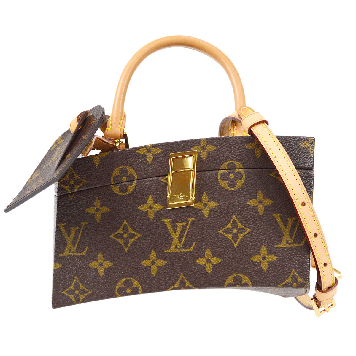 Louis Vuitton Twisted Box 2way Shoulder Handbag Monogram M40275