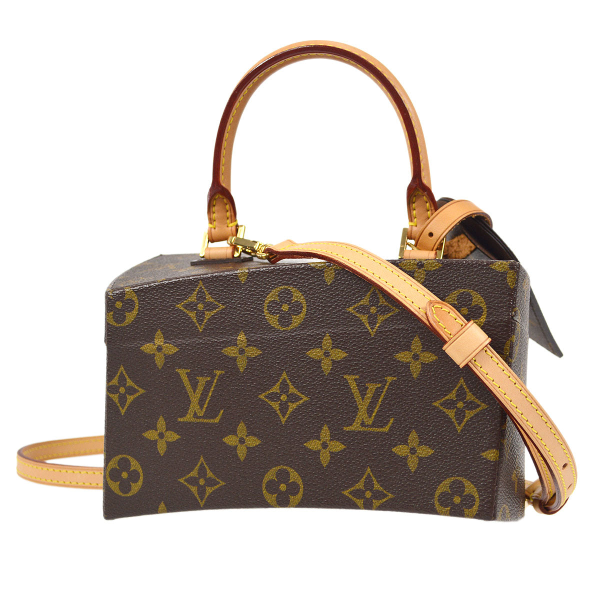 Louis Vuitton 2014 Twisted Box 2way Shoulder Handbag Monogram M40275