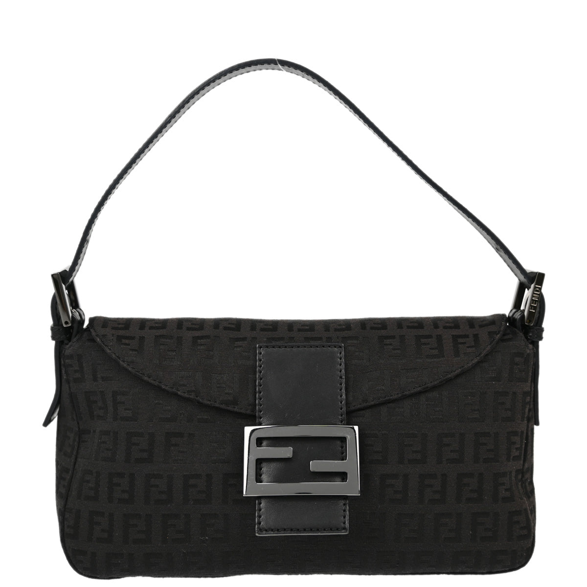 Fendi Black Zucchino Handbag