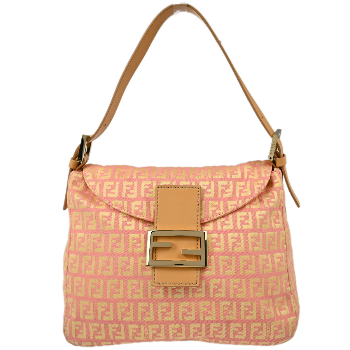 Fendi Pink Zucchino Handbag