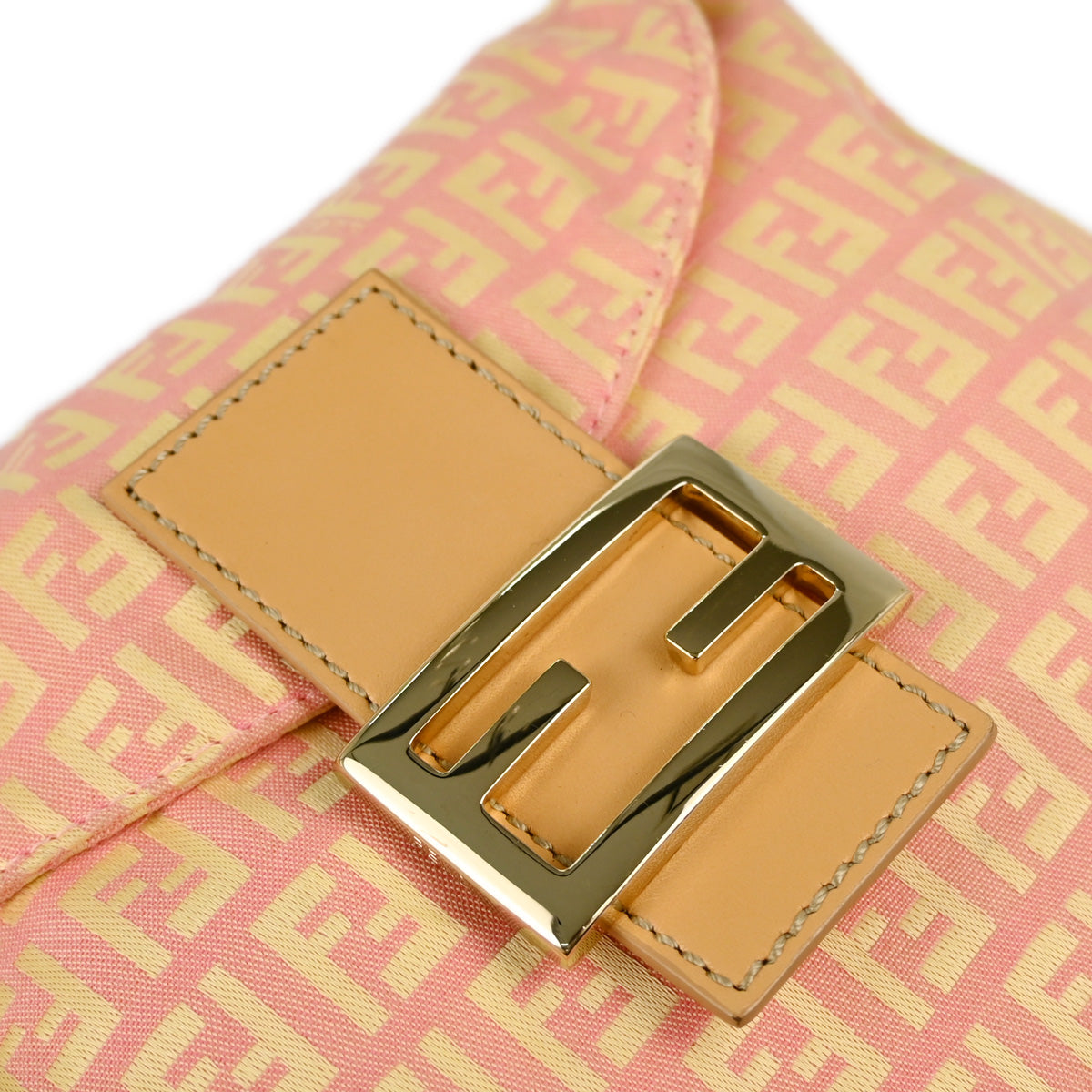 Fendi Pink Zucchino Handbag