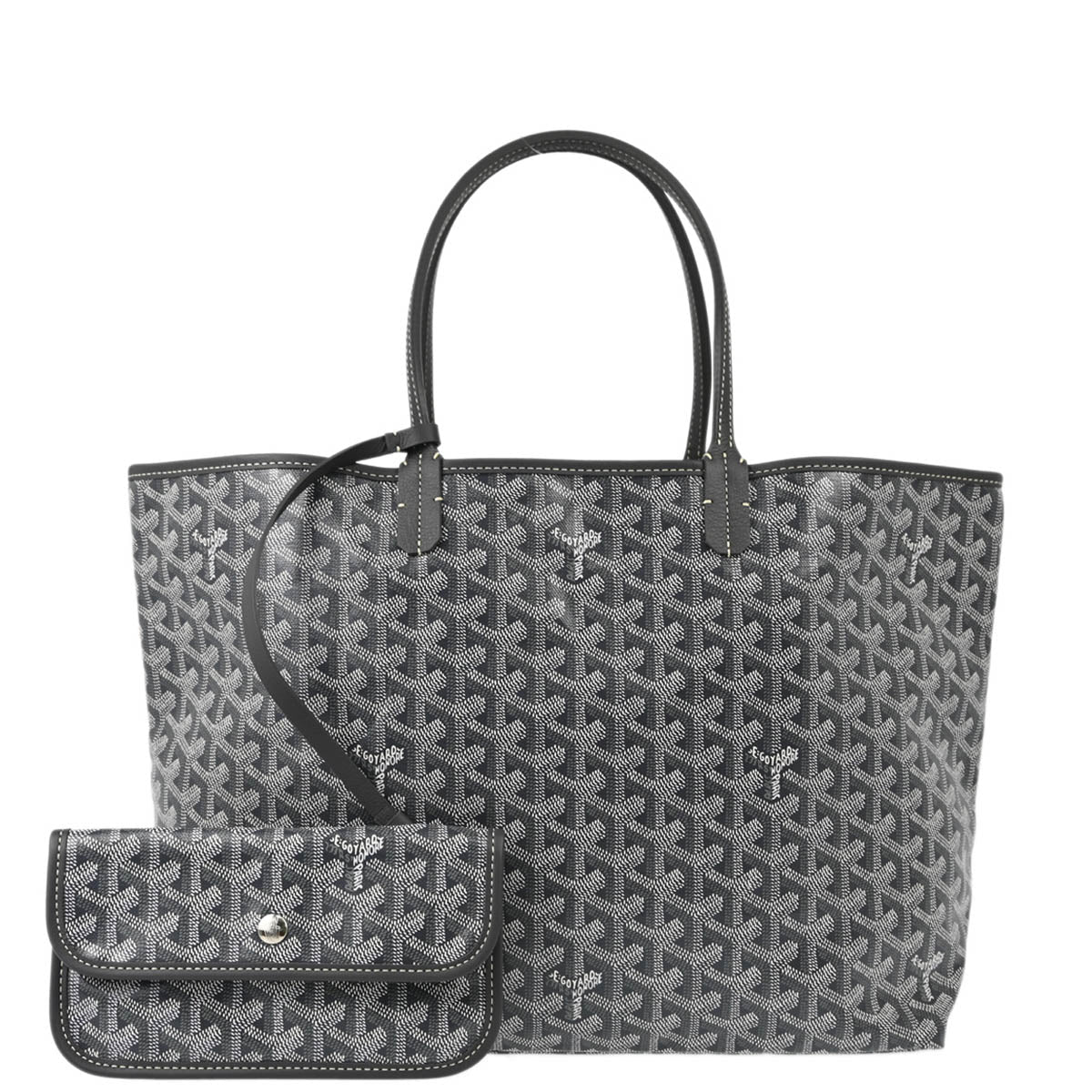 Goyard Gray St. Louis PM Tote Handbag