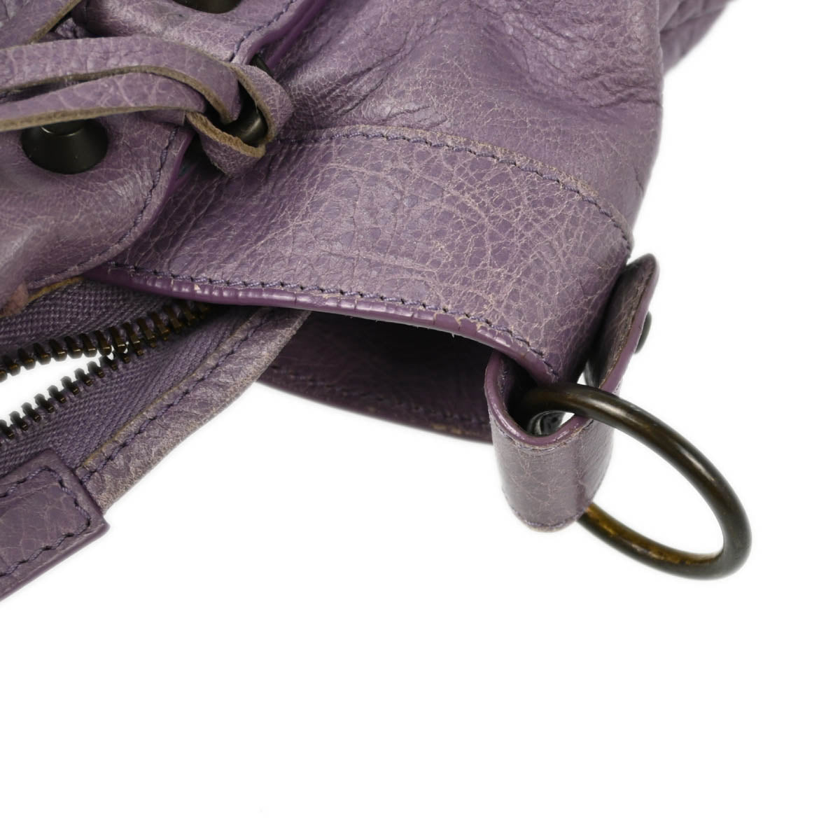 Balenciaga Purple The Town 2way Handbag