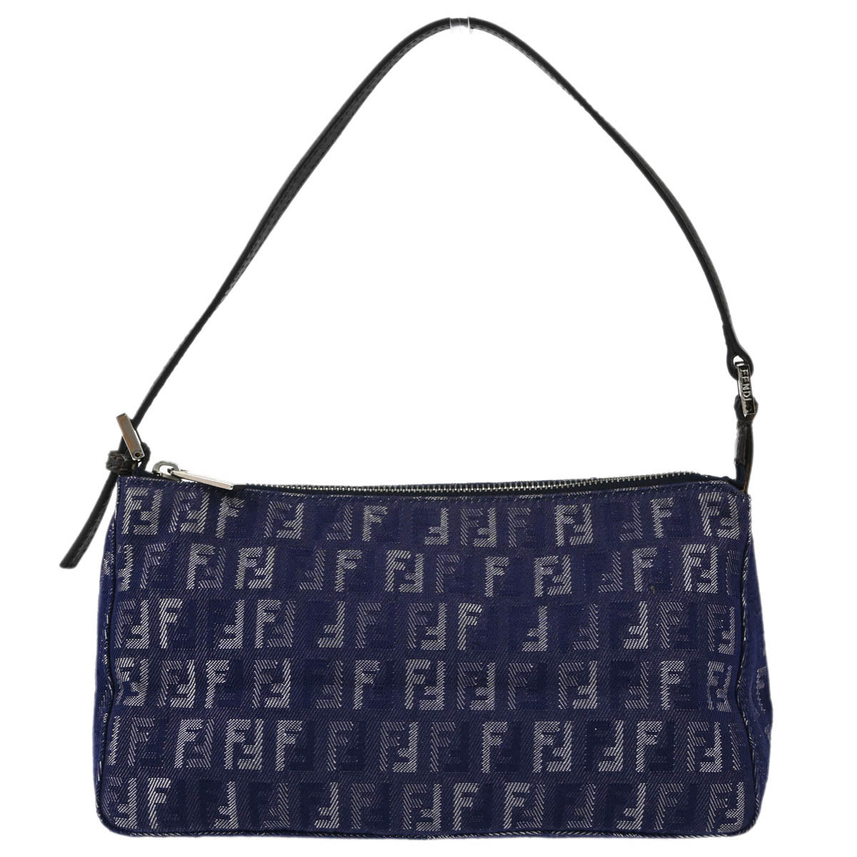 Fendi Navy Denim Zucchino Handbag