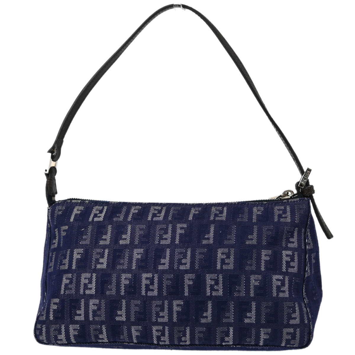 Fendi Navy Denim Zucchino Handbag