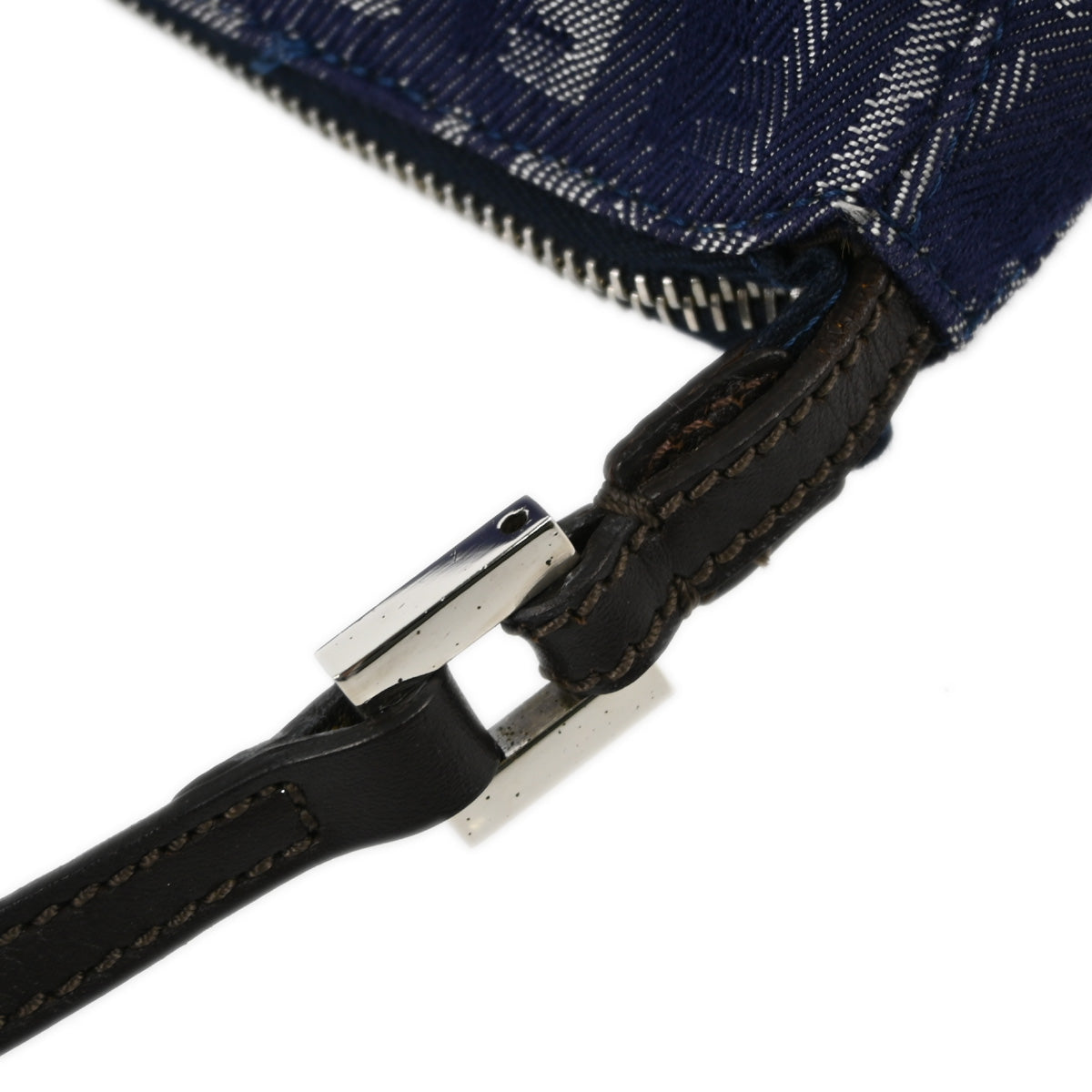 Fendi Navy Denim Zucchino Handbag