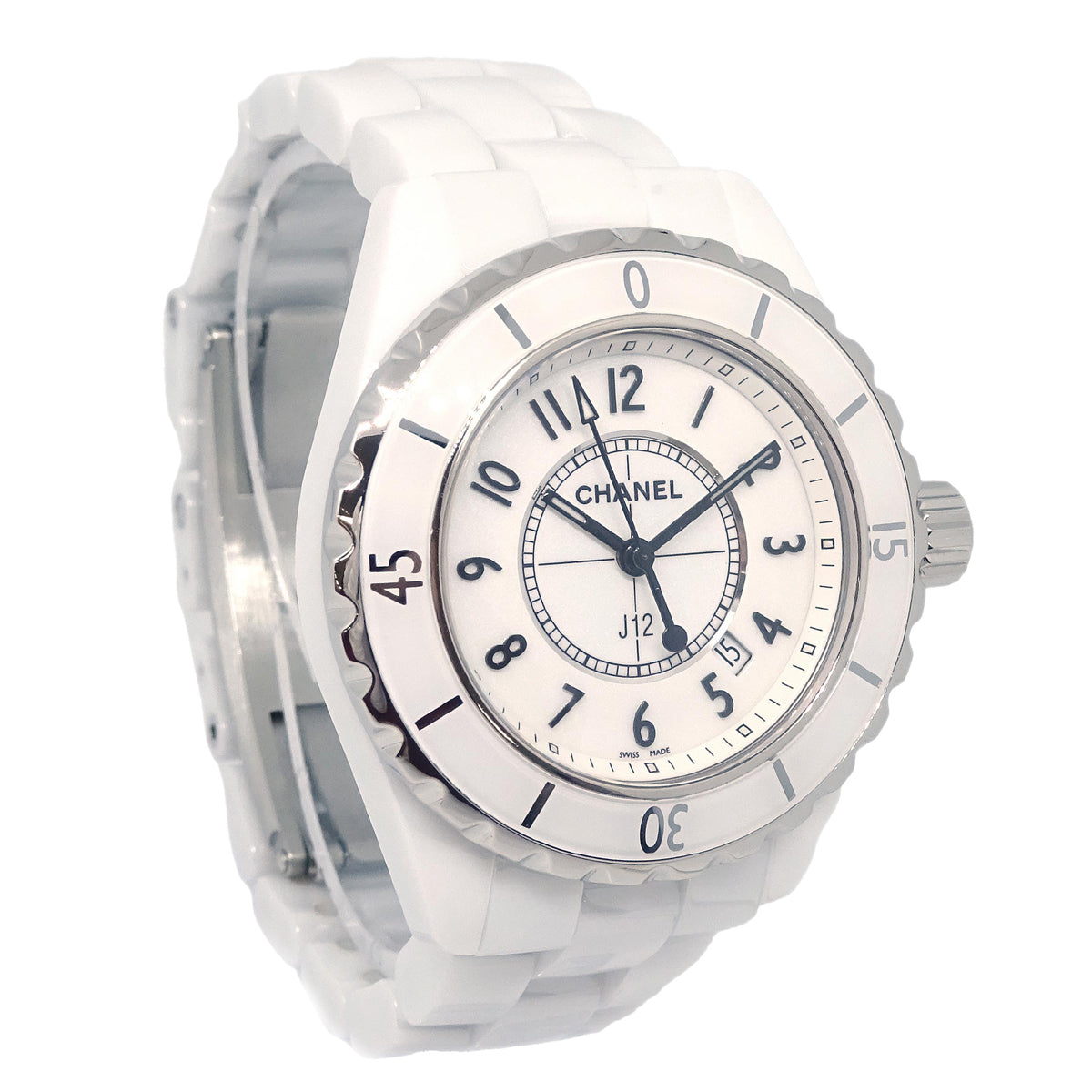 Chanel Ref.H0968 J12 Quartz 33mm Watch Ceramic SS