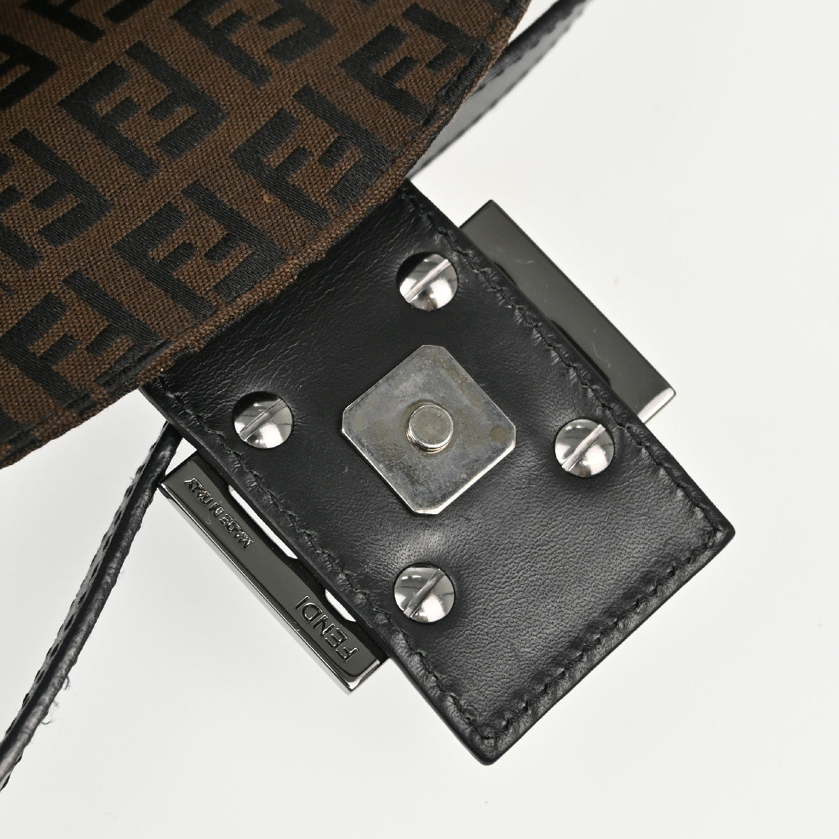 Fendi Brown Zucchino Handbag