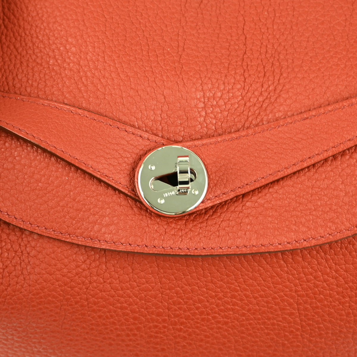 Hermes 2010 Cuivre Taurillon Clemence Lindy 34 Shoulder Bag