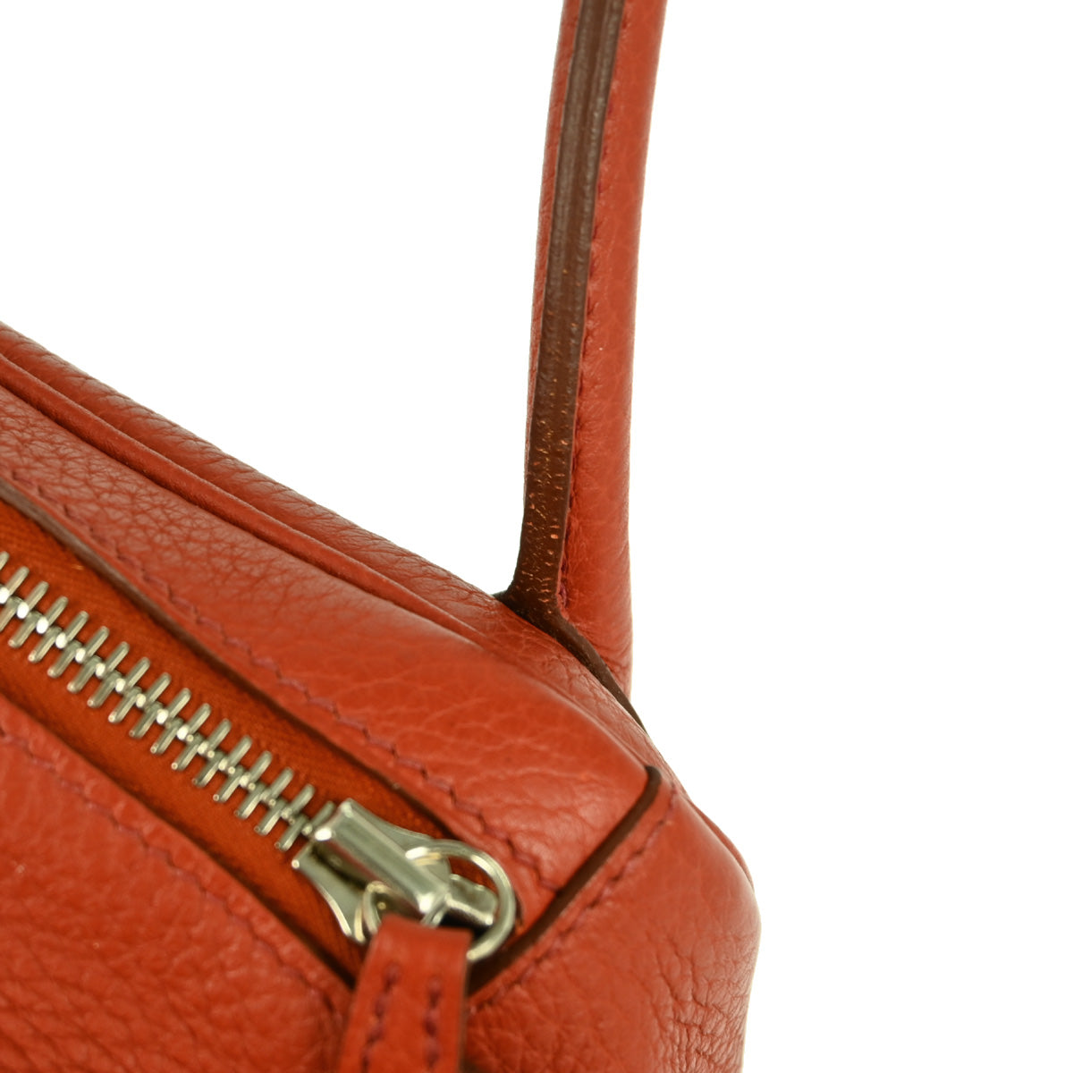 Hermes 2010 Cuivre Taurillon Clemence Lindy 34 Shoulder Bag