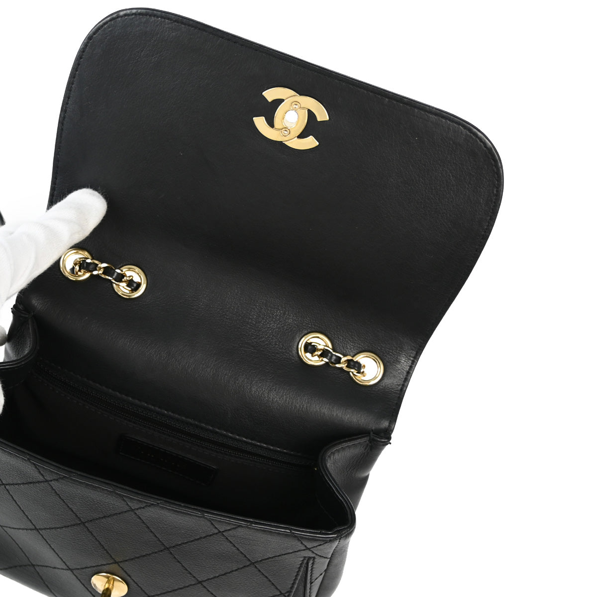 Chanel 2019 Black Calfskin Shoulder Bag