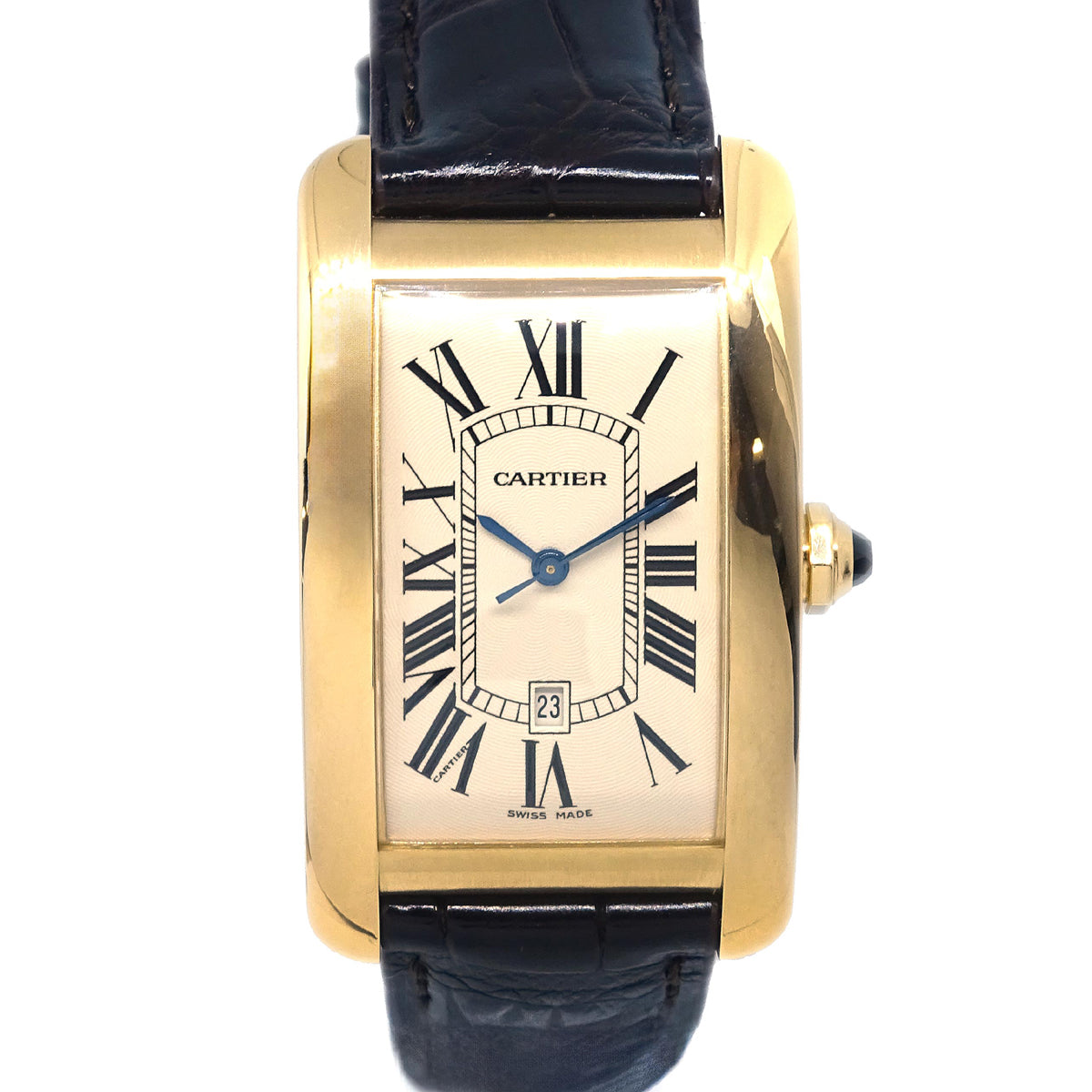 Cartier Tank Americaine LM Ref.W2603156 Self-winding Watch 18KYG Brown