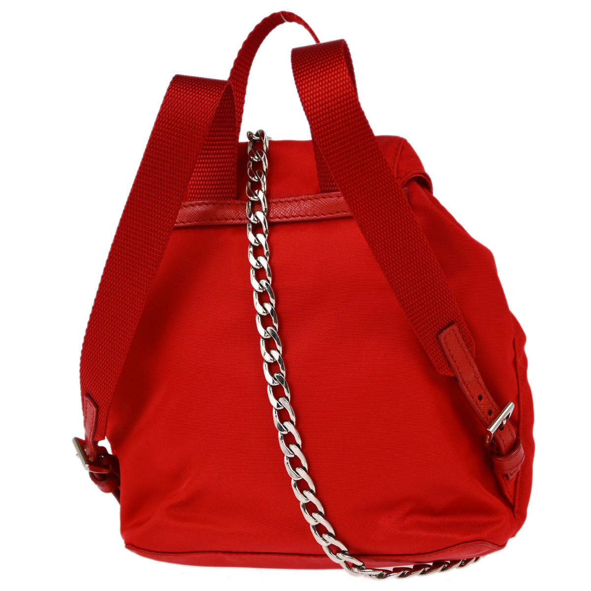 Prada Red Nylon 2way Backpack