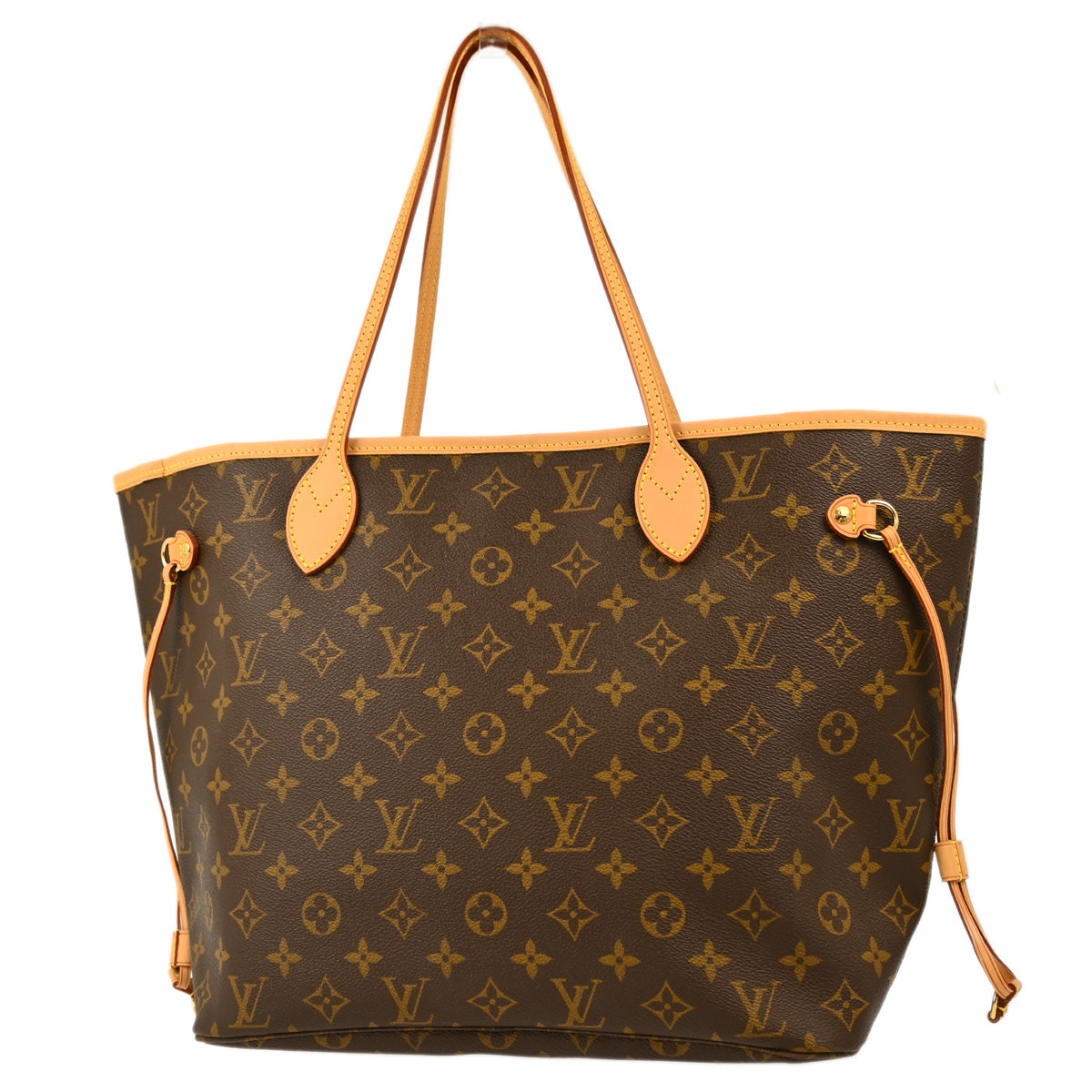 Louis Vuitton 2011 Monogram Neverfull MM Shoulder Tote Bag M40156