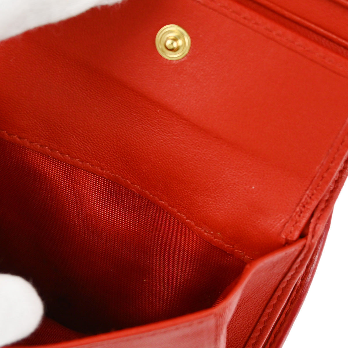 Miu Miu Red Lambskin Wallet