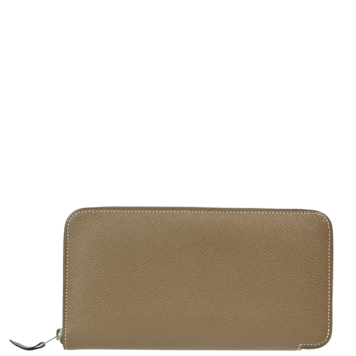 Hermes 2013 Etoupe Gray Epsom Azap Zip-Around Long Wallet