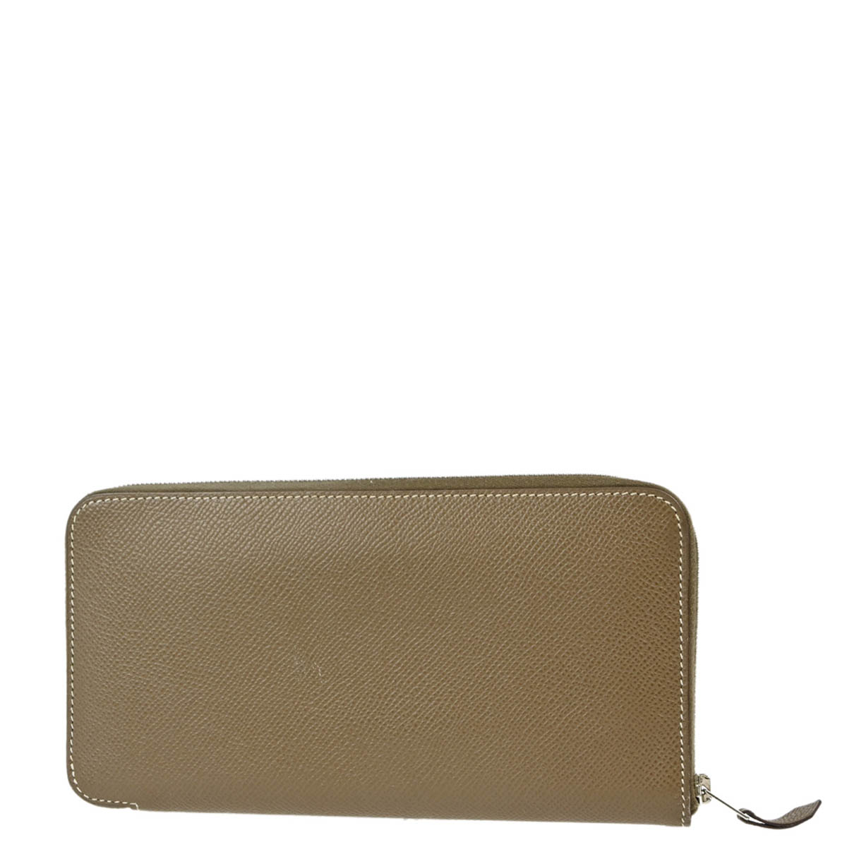 Hermes 2013 Etoupe Gray Epsom Azap Zip-Around Long Wallet