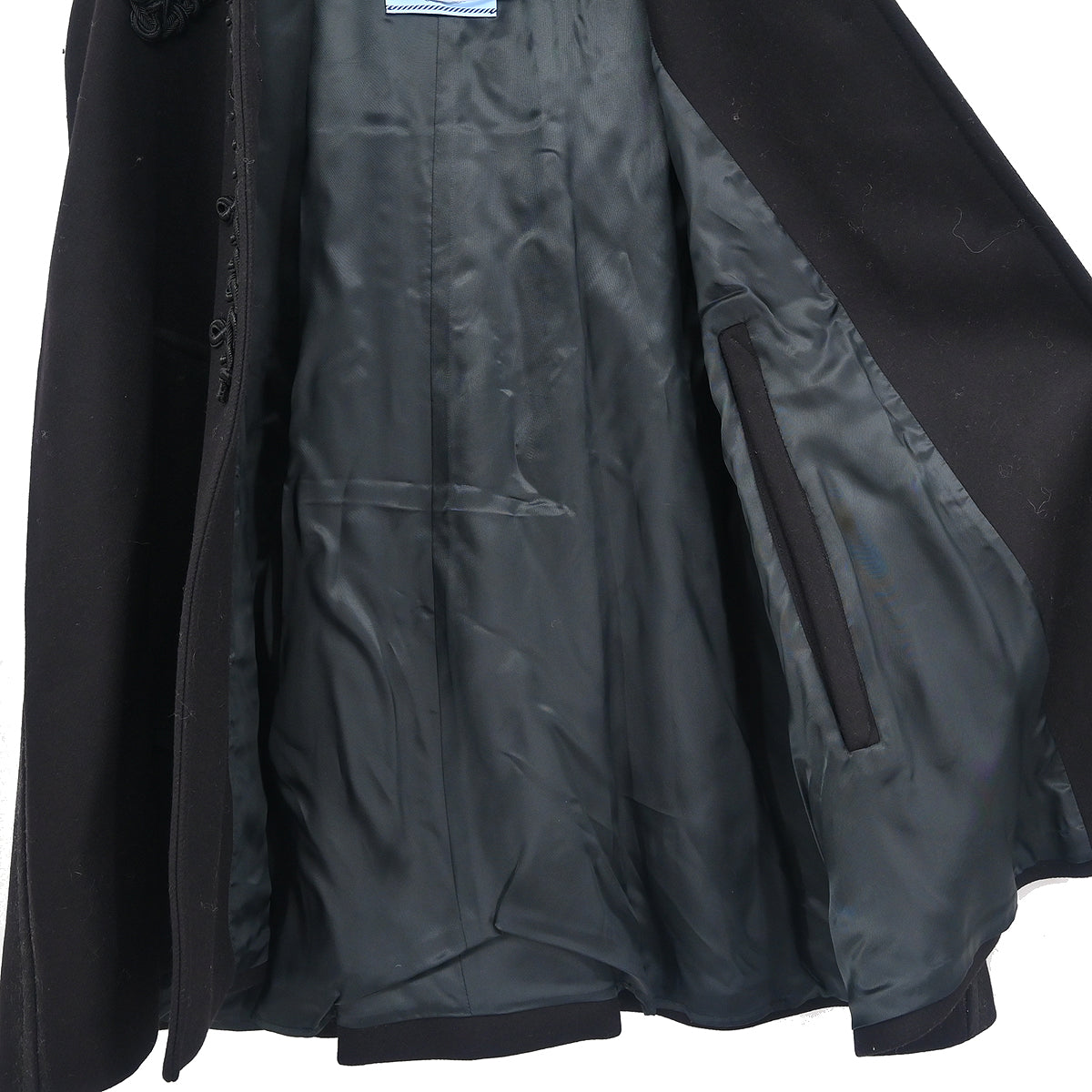 Prada 2016 Cape Coat Black #38