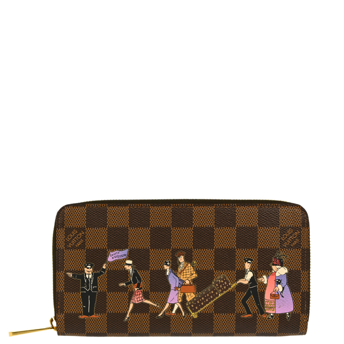 Louis Vuitton 2011 Violet Damier Illustres Zippy Wallet N63004