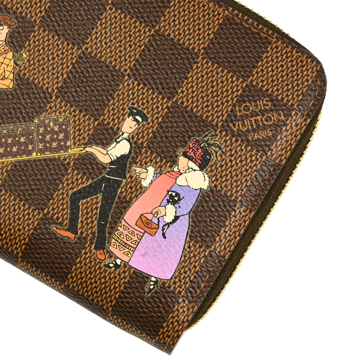 Louis Vuitton 2011 Violet Damier Illustres Zippy Wallet N63004