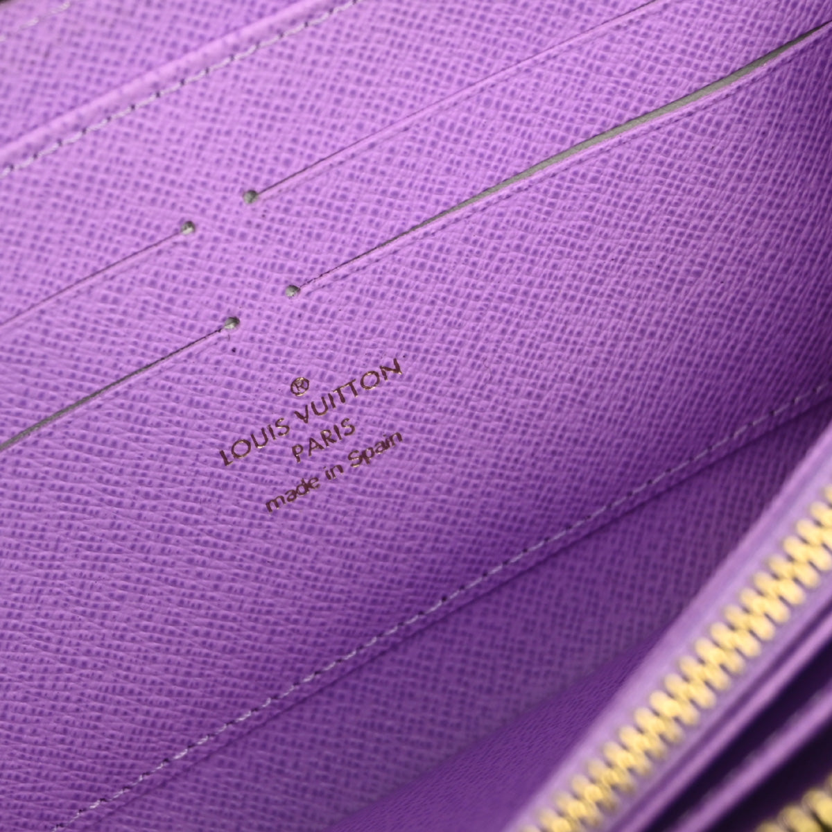 Louis Vuitton 2011 Violet Damier Illustres Zippy Wallet N63004