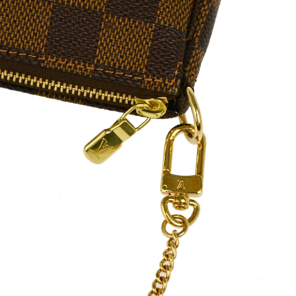 Louis Vuitton 2010 Damier Mini Pochette Accessoires Handbag N58009