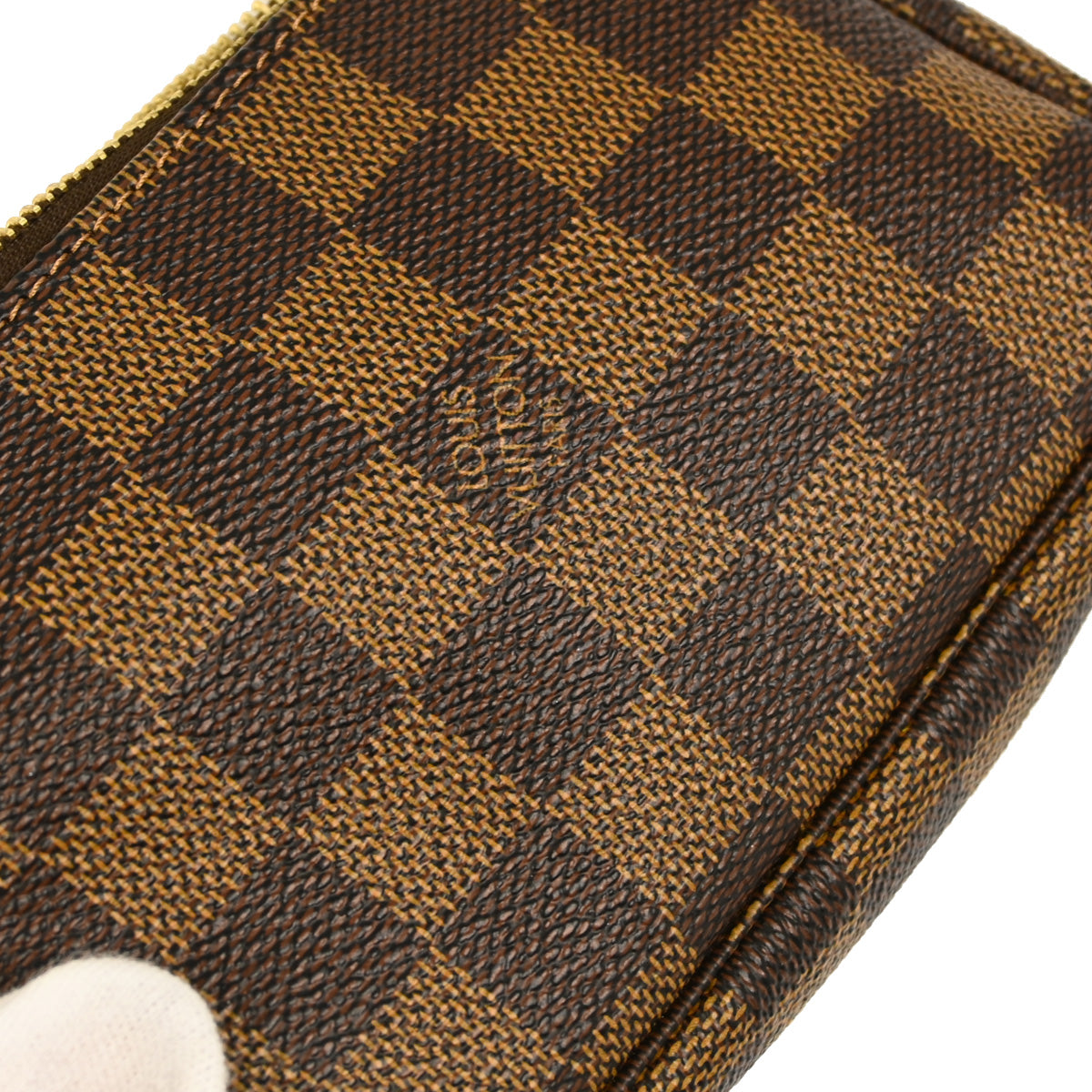 Louis Vuitton 2010 Damier Mini Pochette Accessoires Handbag N58009