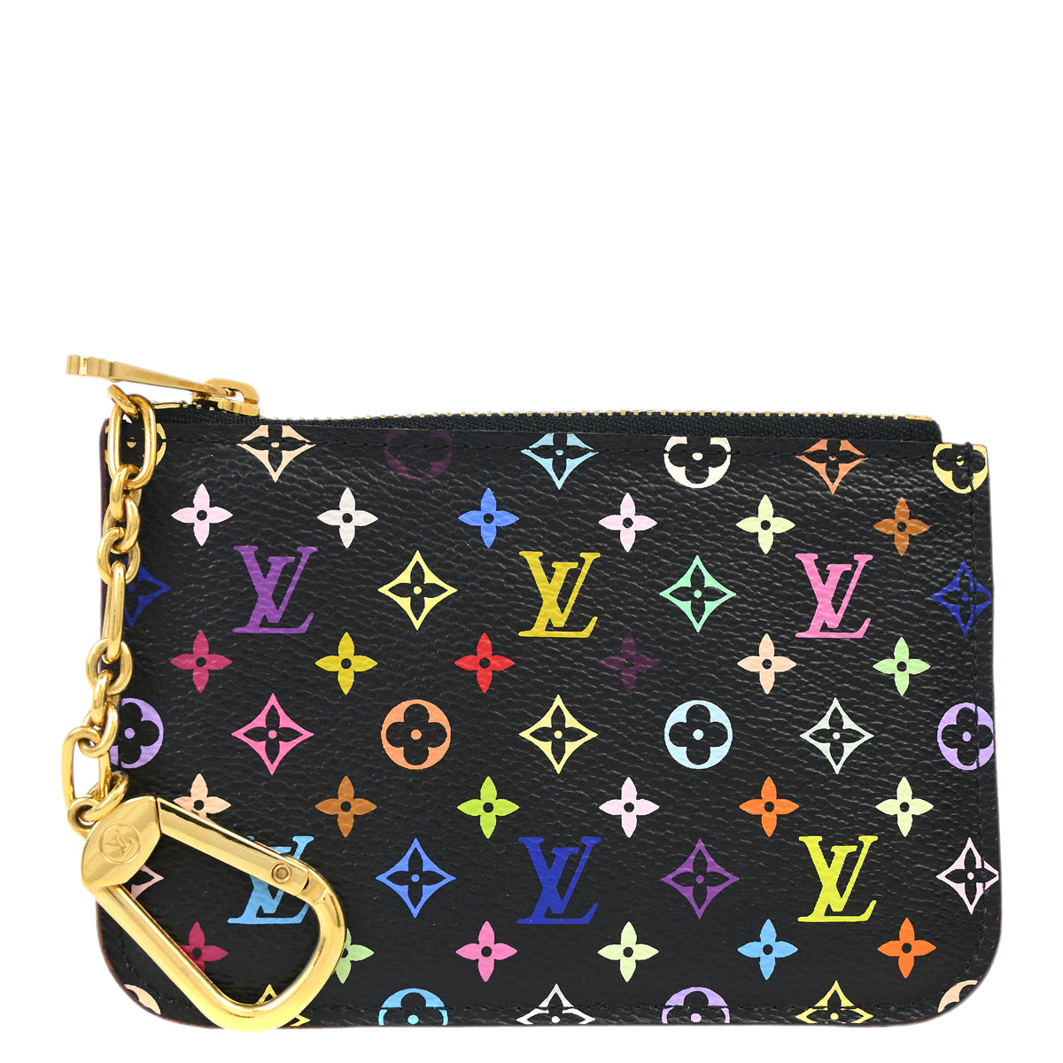 Louis Vuitton 2011 Multicolor Pochette Cles Coin Case Wallet M93735