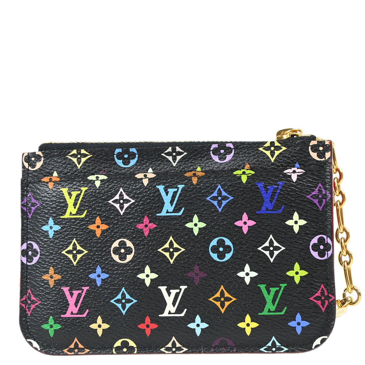 Louis Vuitton 2011 Multicolor Pochette Cles Coin Case Wallet M93735