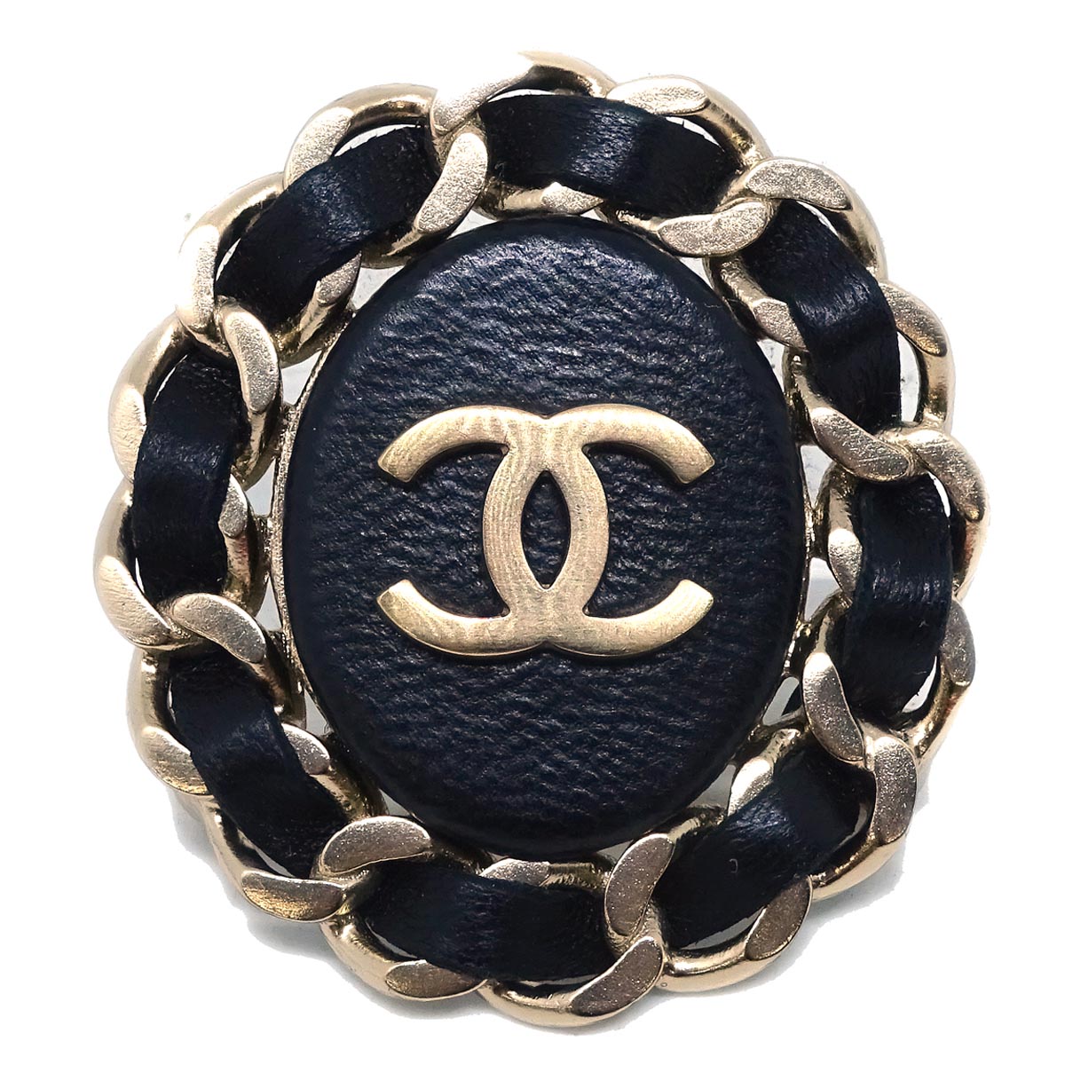 Chanel 2016 Brooch Pin Black B16B