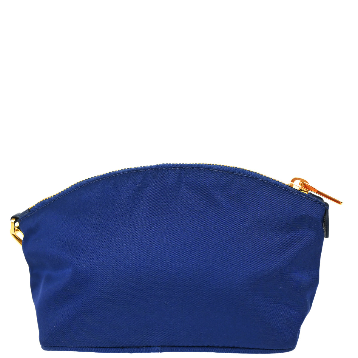 Prada Blue Nylon Cosmetic Pouch Clutch Bag