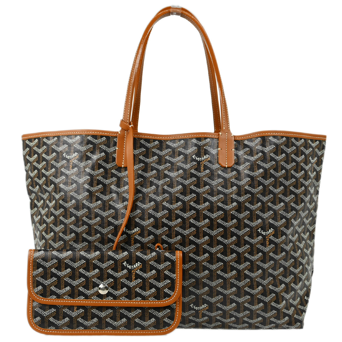 Goyard 2012 Brown St. Louis PM Tote Handbag