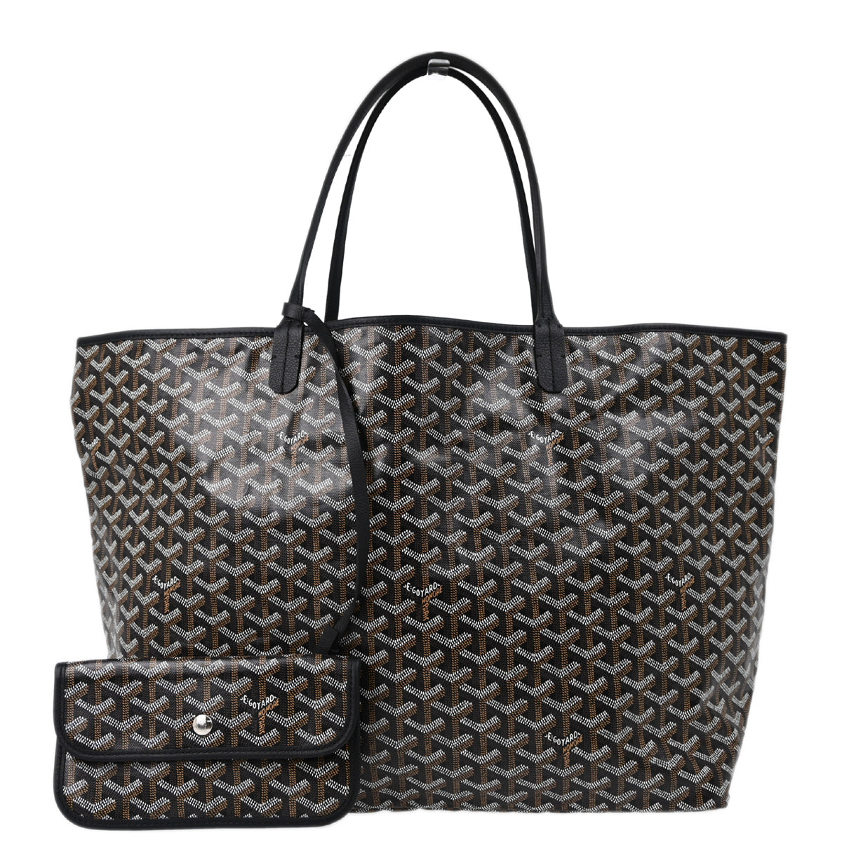 Goyard Black St. Louis GM Tote Handbag