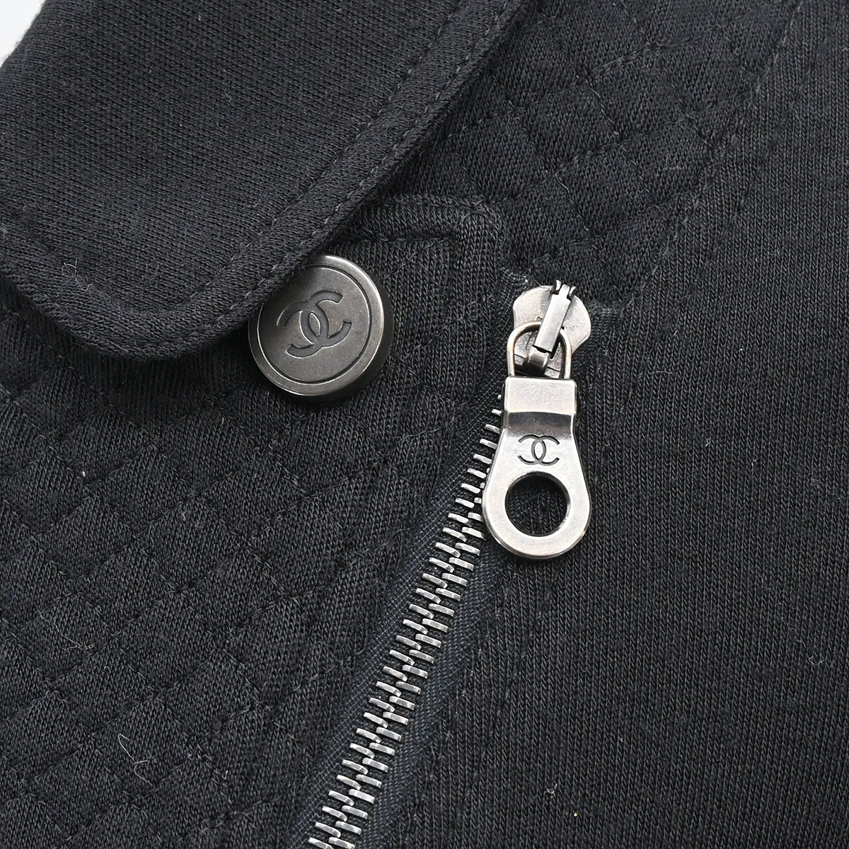 Chanel 2010 Zip Up Jacket Black #38