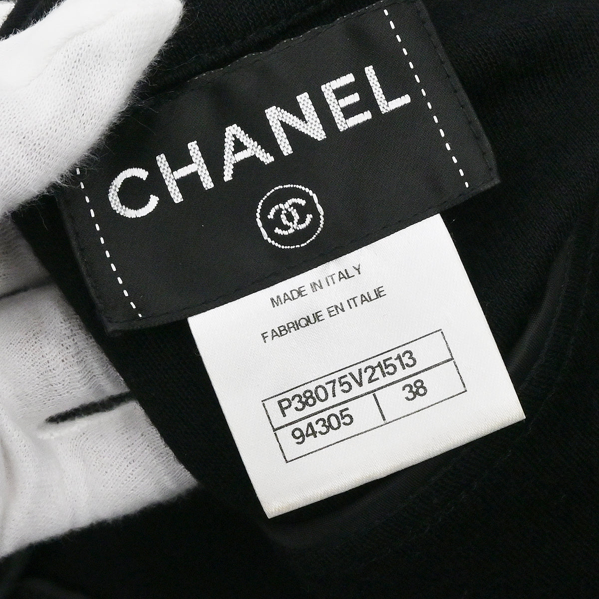 Chanel 2010 Zip Up Jacket Black #38