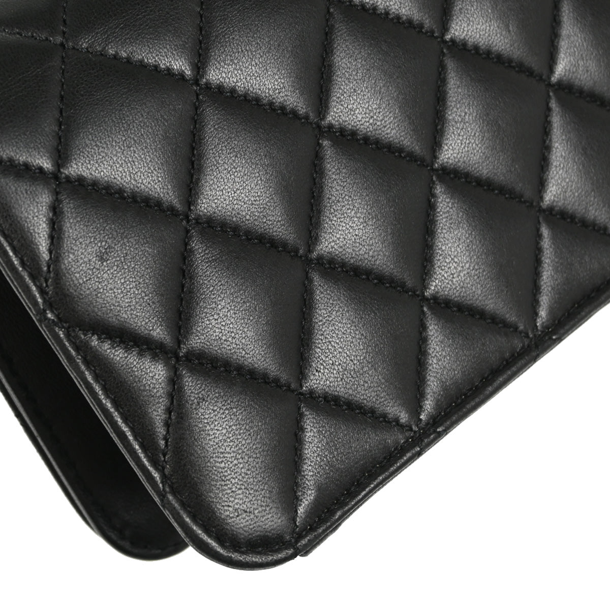 Chanel 2010-2011 Black Lambskin Turnlock Mini Full Flap Shoulder Bag