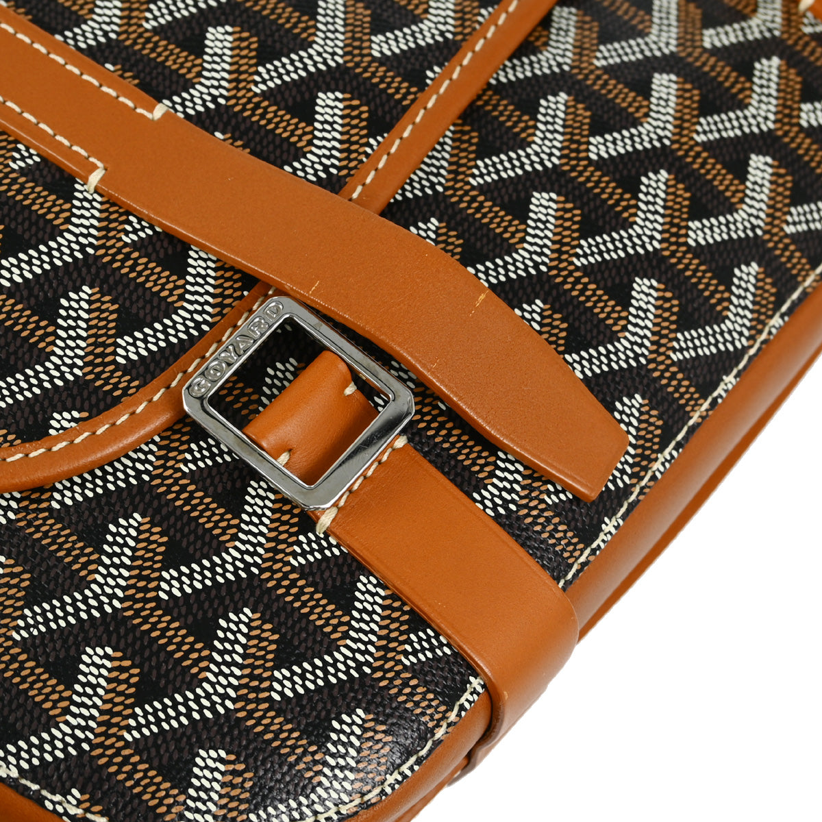 Goyard Brown Belvedere MM Shoulder Bag