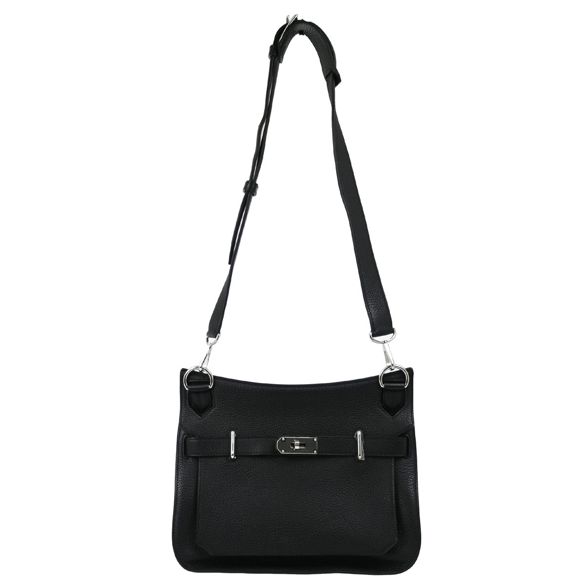 Hermes 2014 Black Taurillon Clemence Jypsiere 31 Shoulder Bag