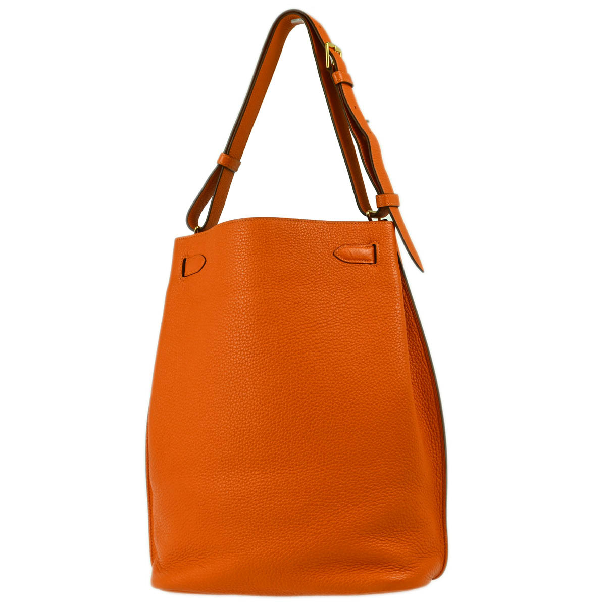 Hermes 2010 Orange Togo So Kelly 26 Shoulder Bag