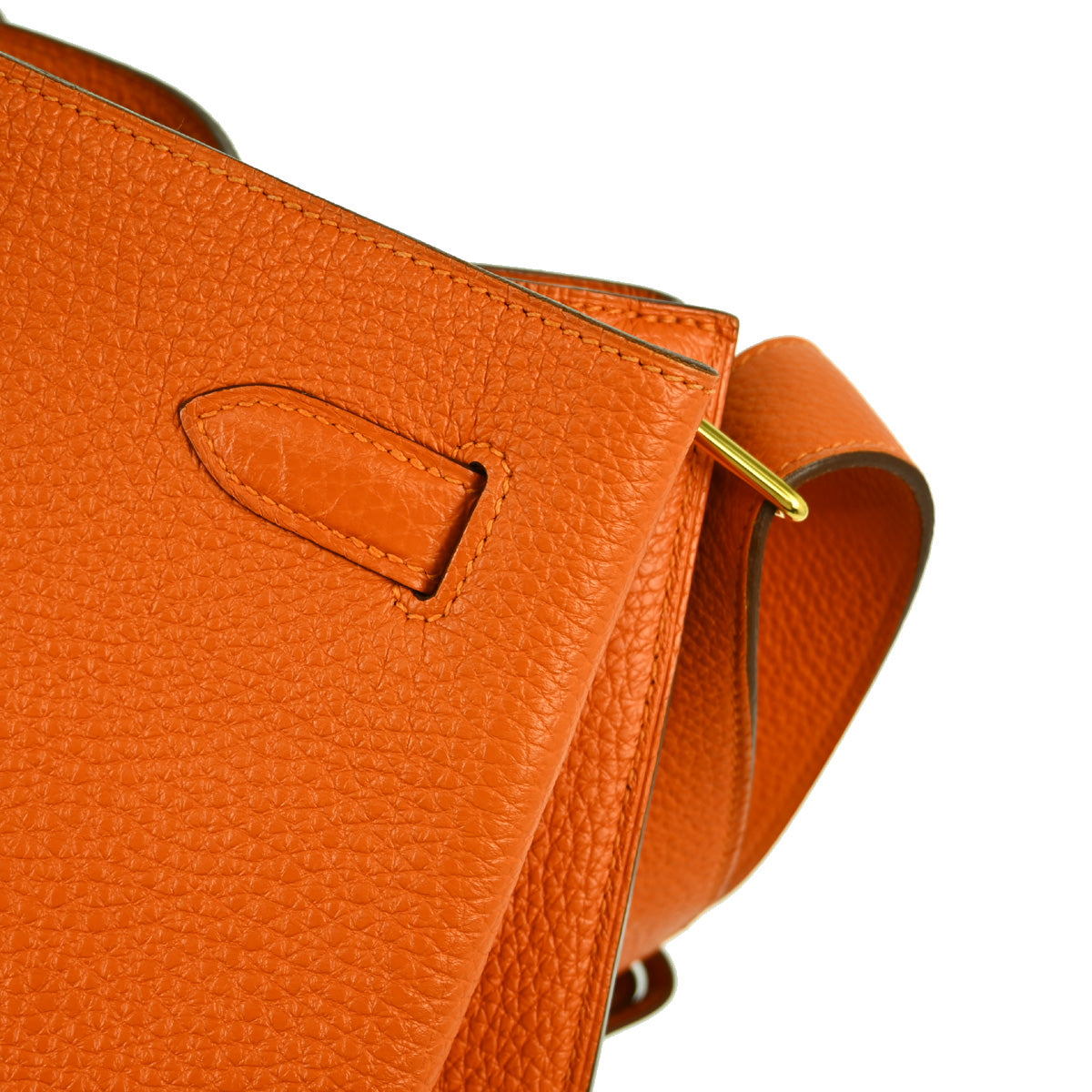 Hermes 2010 Orange Togo So Kelly 26 Shoulder Bag