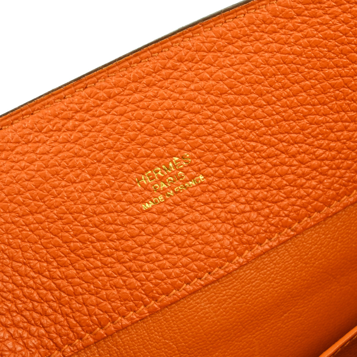 Hermes 2010 Orange Togo So Kelly 26 Shoulder Bag