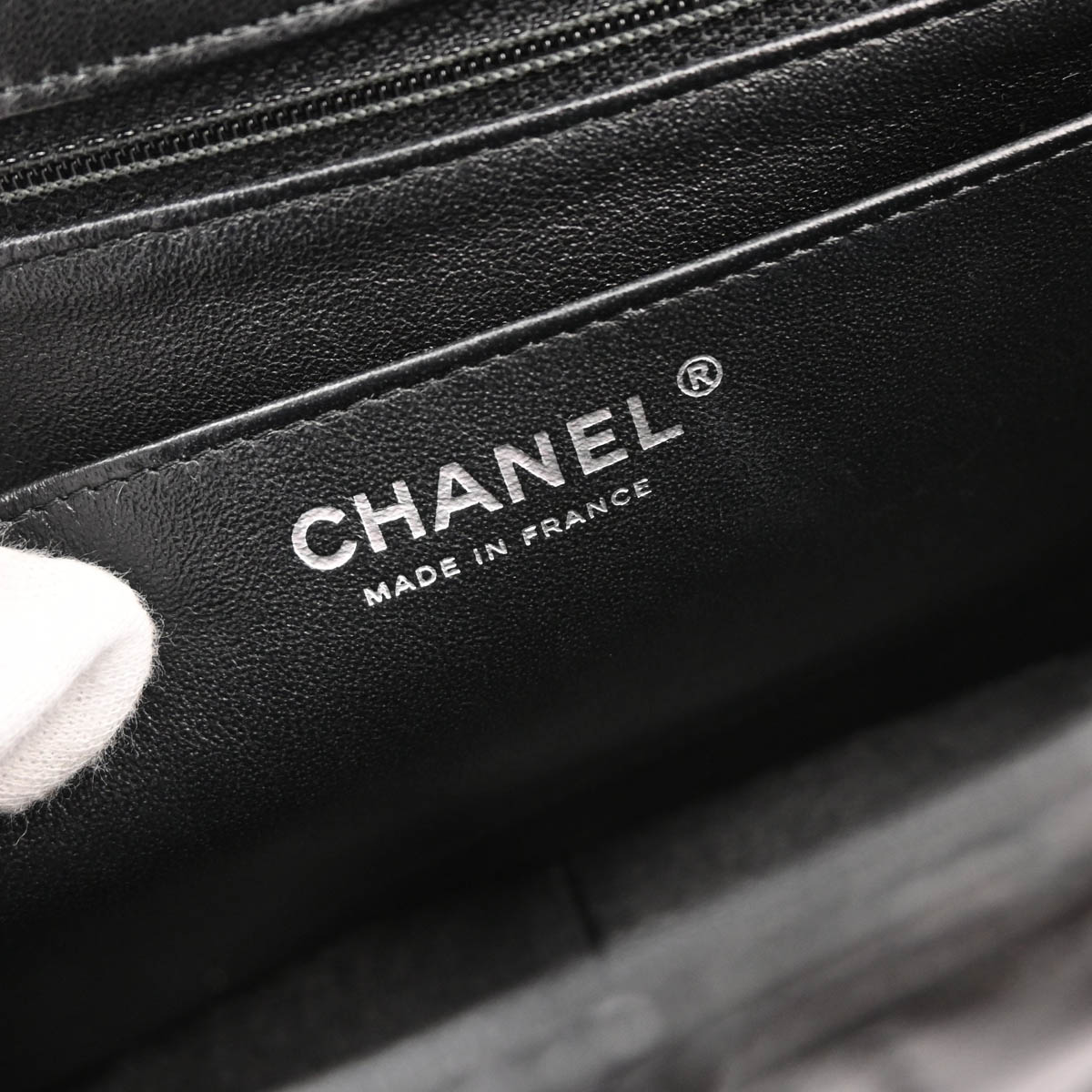 Chanel 2014 Black Lambskin CC Shoulder Bag