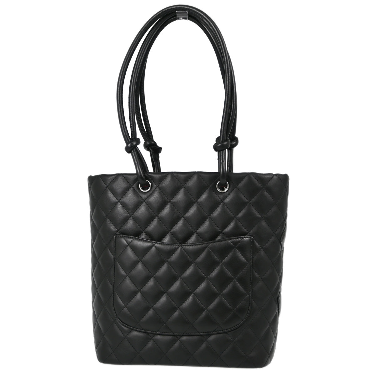 Chanel 2010-2011 Black Calfskin Cambon Ligne Tote Handbag