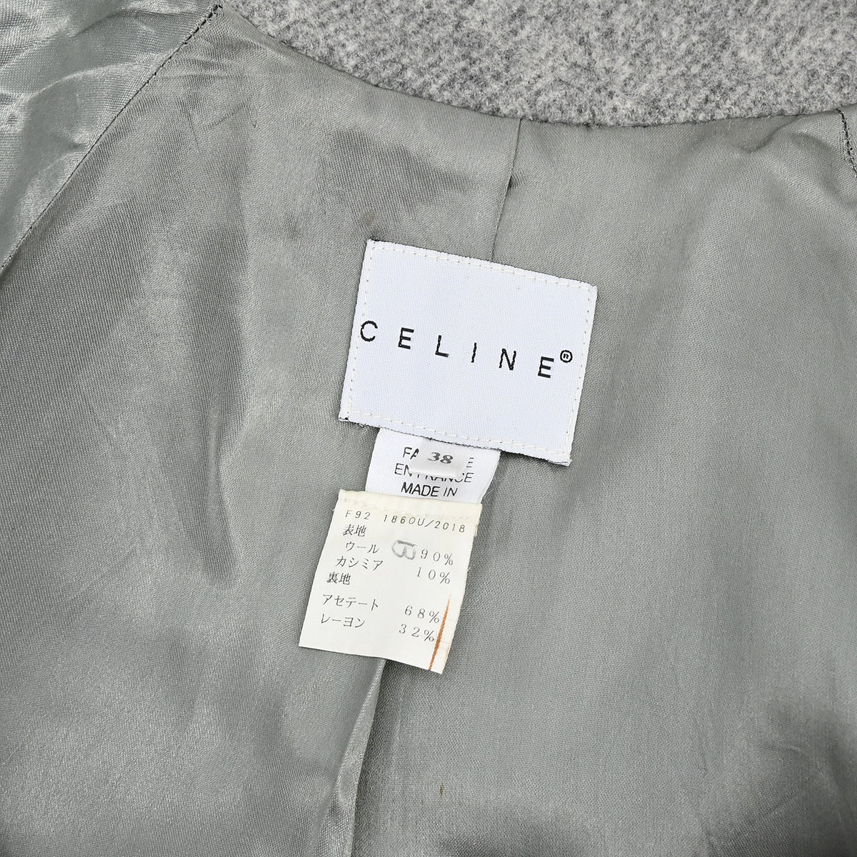 Celine Coat Gray #38