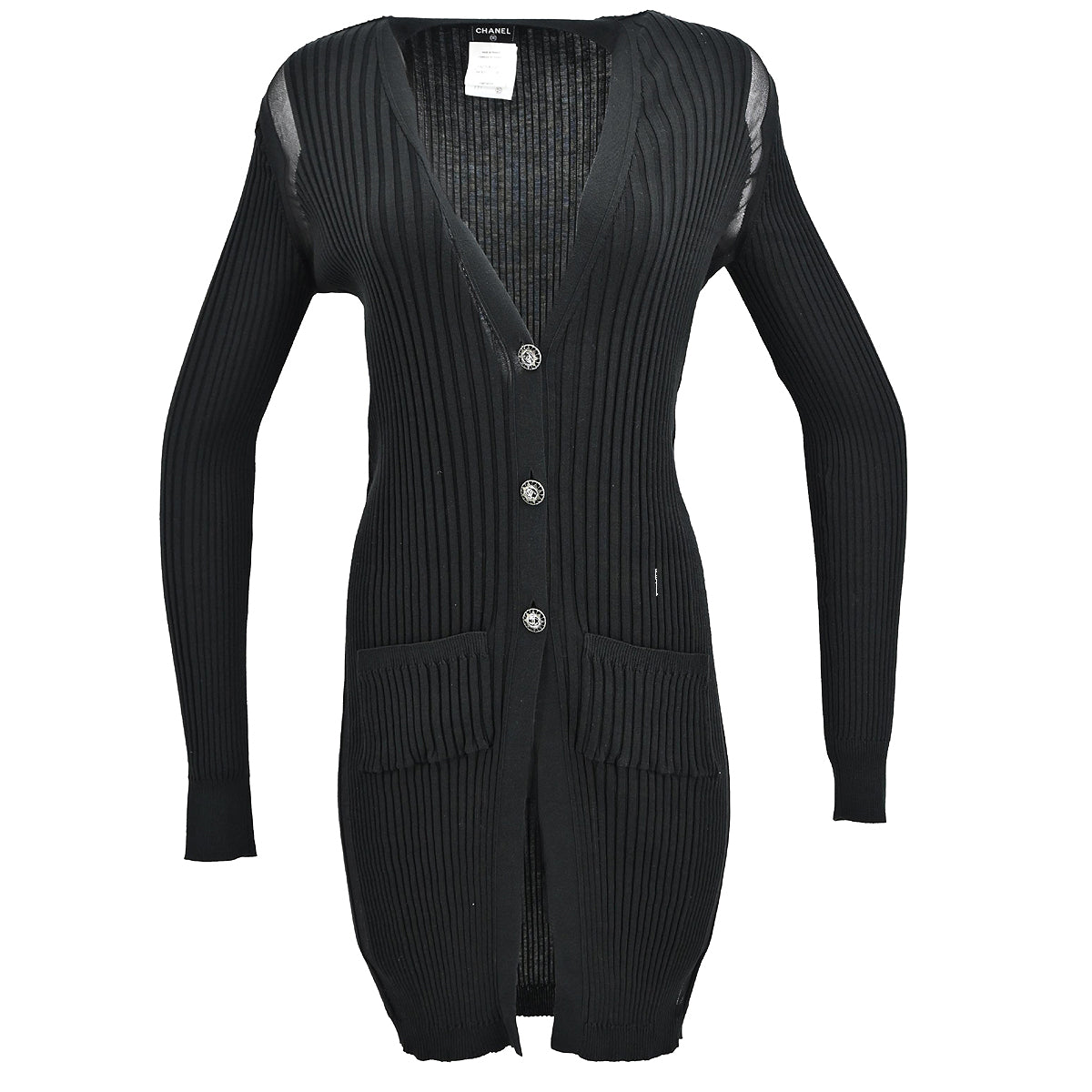 Chanel 2010 Cardigan Black #38