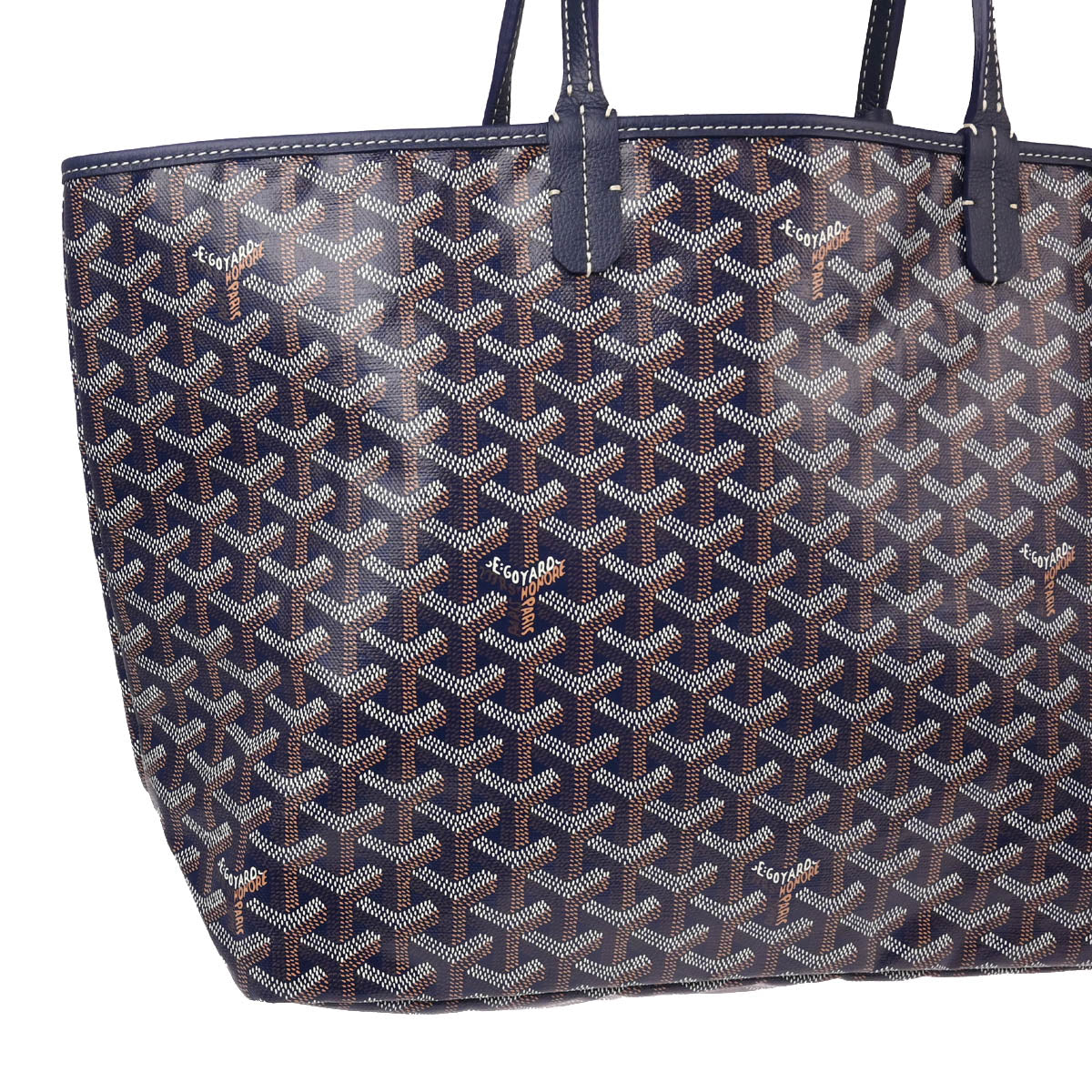 Goyard Navy St. Louis PM Tote Handbag