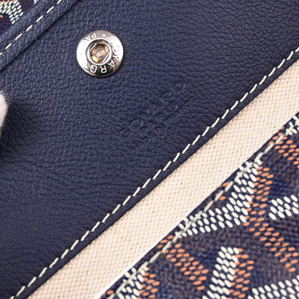 Goyard Navy St. Louis PM Tote Handbag