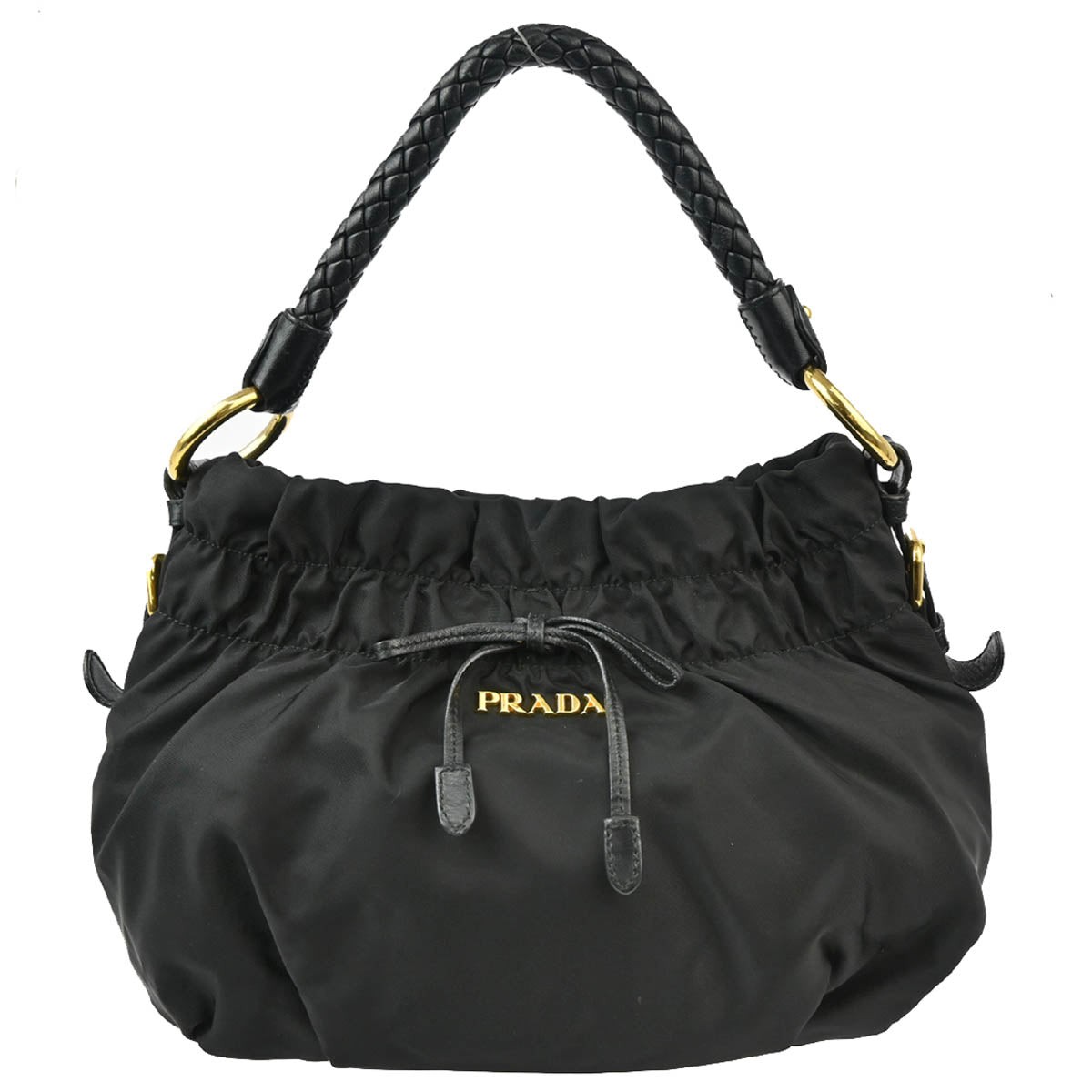 Prada Black Nylon Handbag