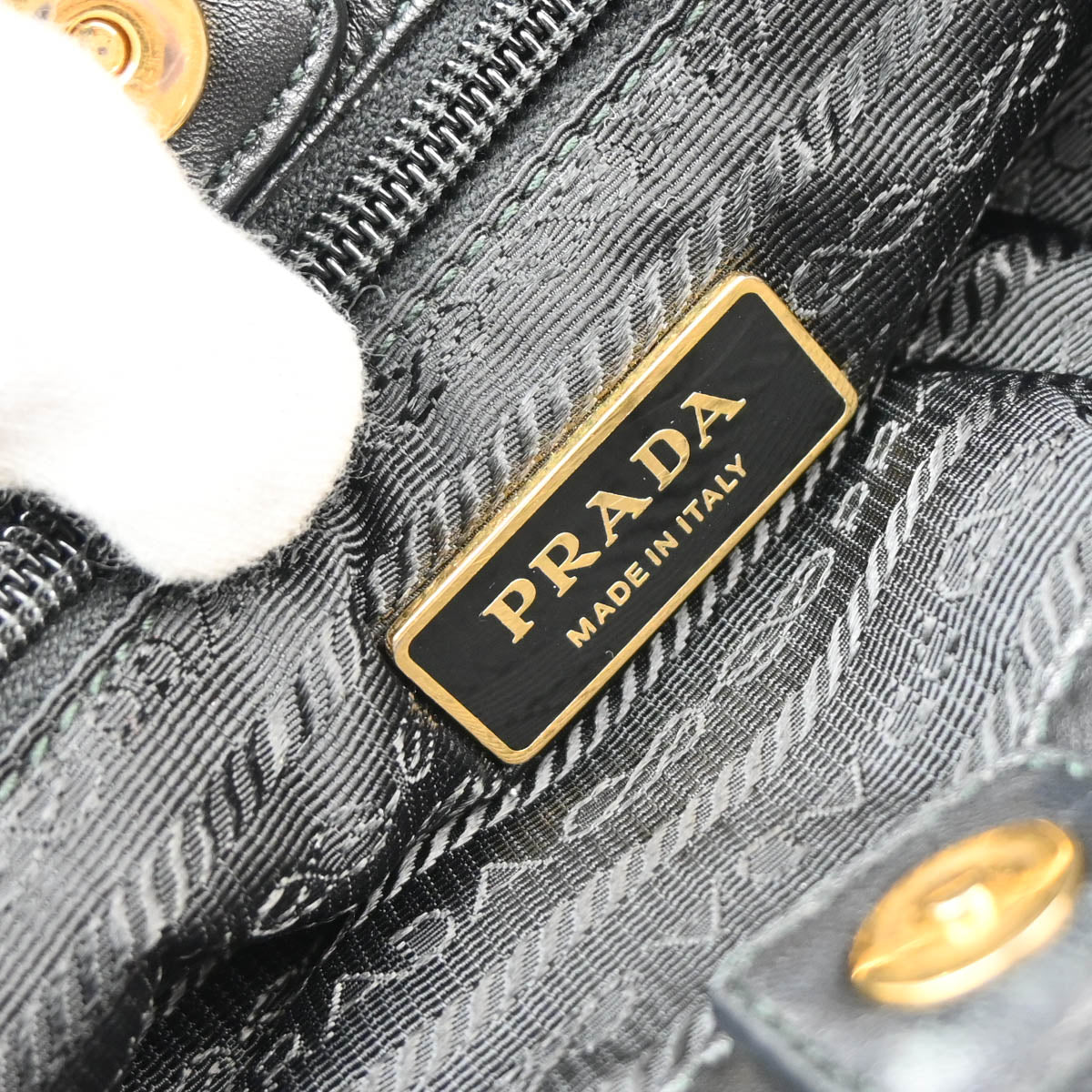 Prada Black Nylon Handbag